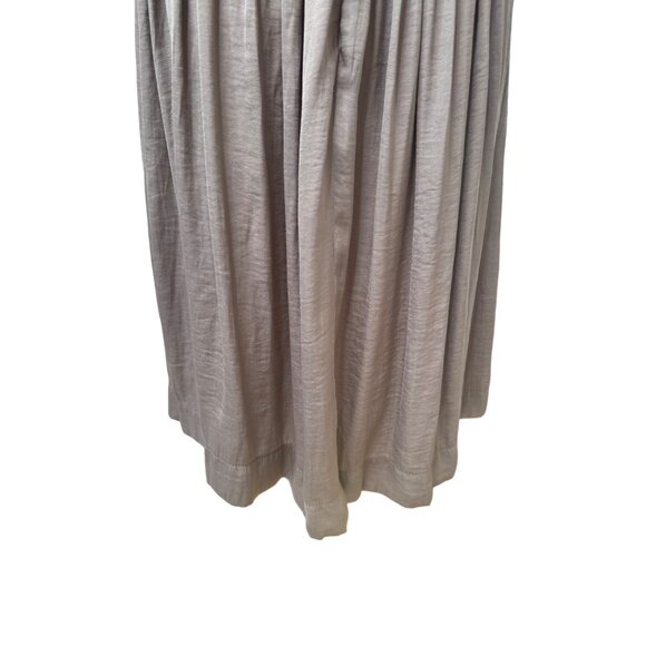 2/$30 TART Large Vintage Taupe Sundress Fitted Bodice - Picture 7 of 12